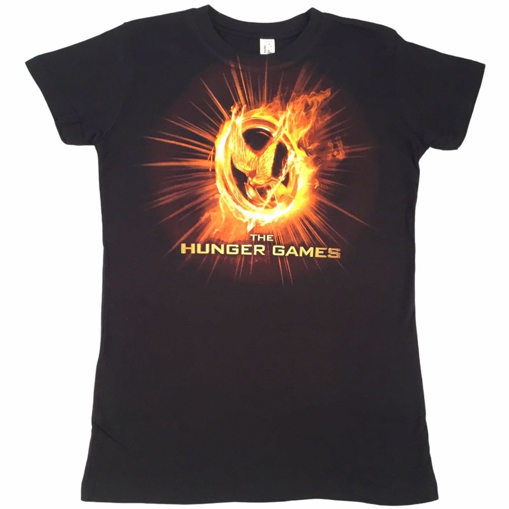 Hunger Games Logo T-Shirt Black New NWOT